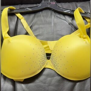 Victorias Secret Yellow Diamond Runway Bra size 36 C EUC!
